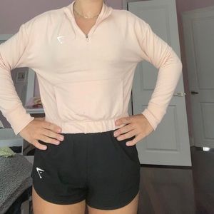 Light pink gynshark shirt